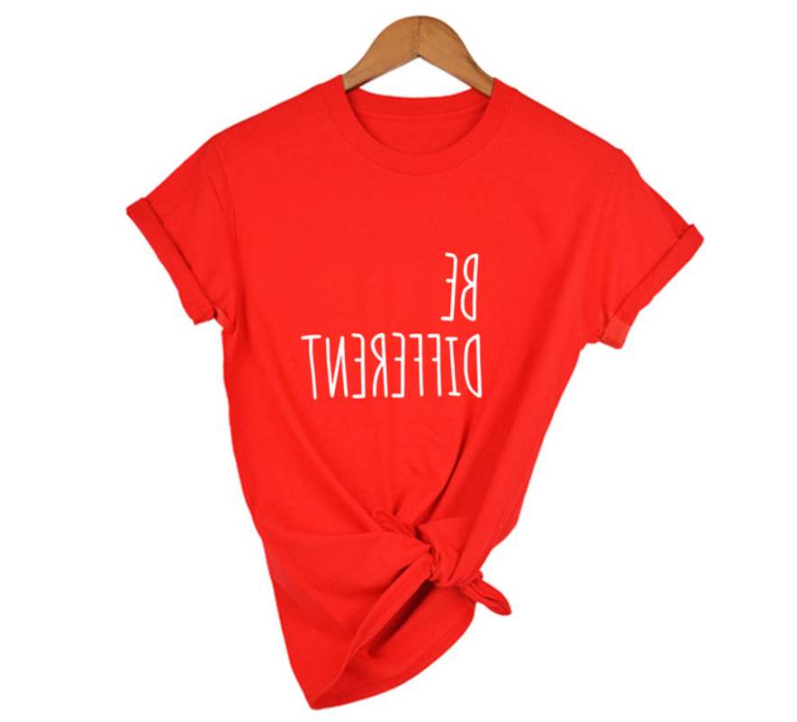 European And American Women'S Loose Round Neck Cotton Short-Sleeved T-Shirt Women