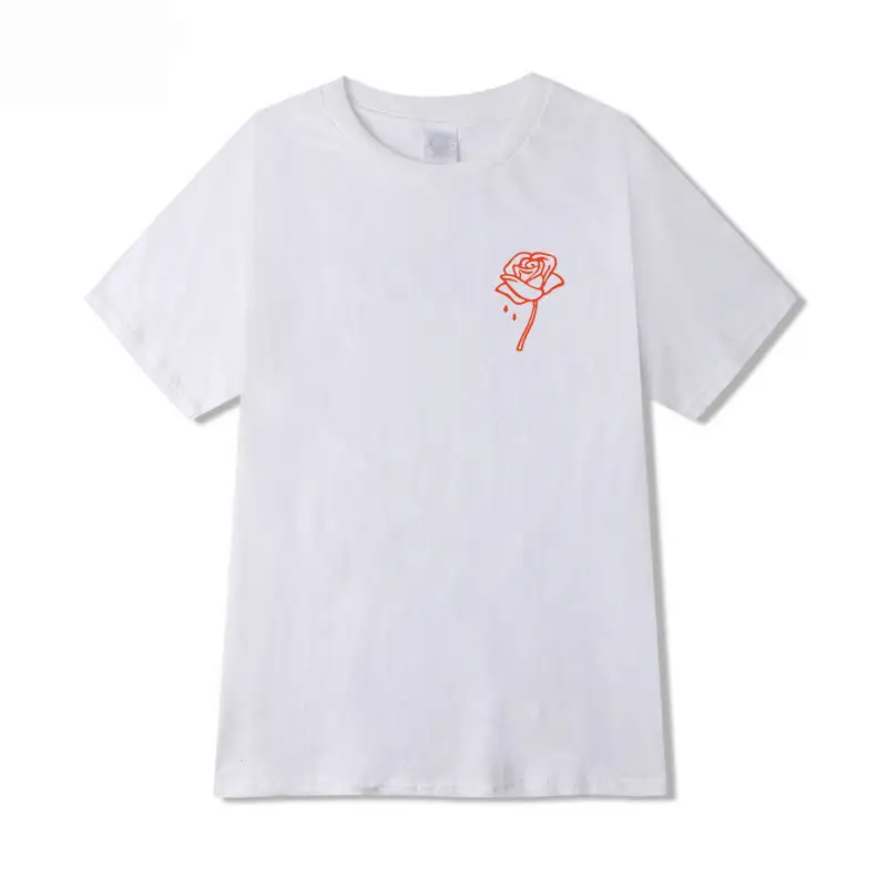 Asap Rocky Ymas Dayyamborghini High T Shirt Hand-Painted Elements Short-Sleeved T-Shirt