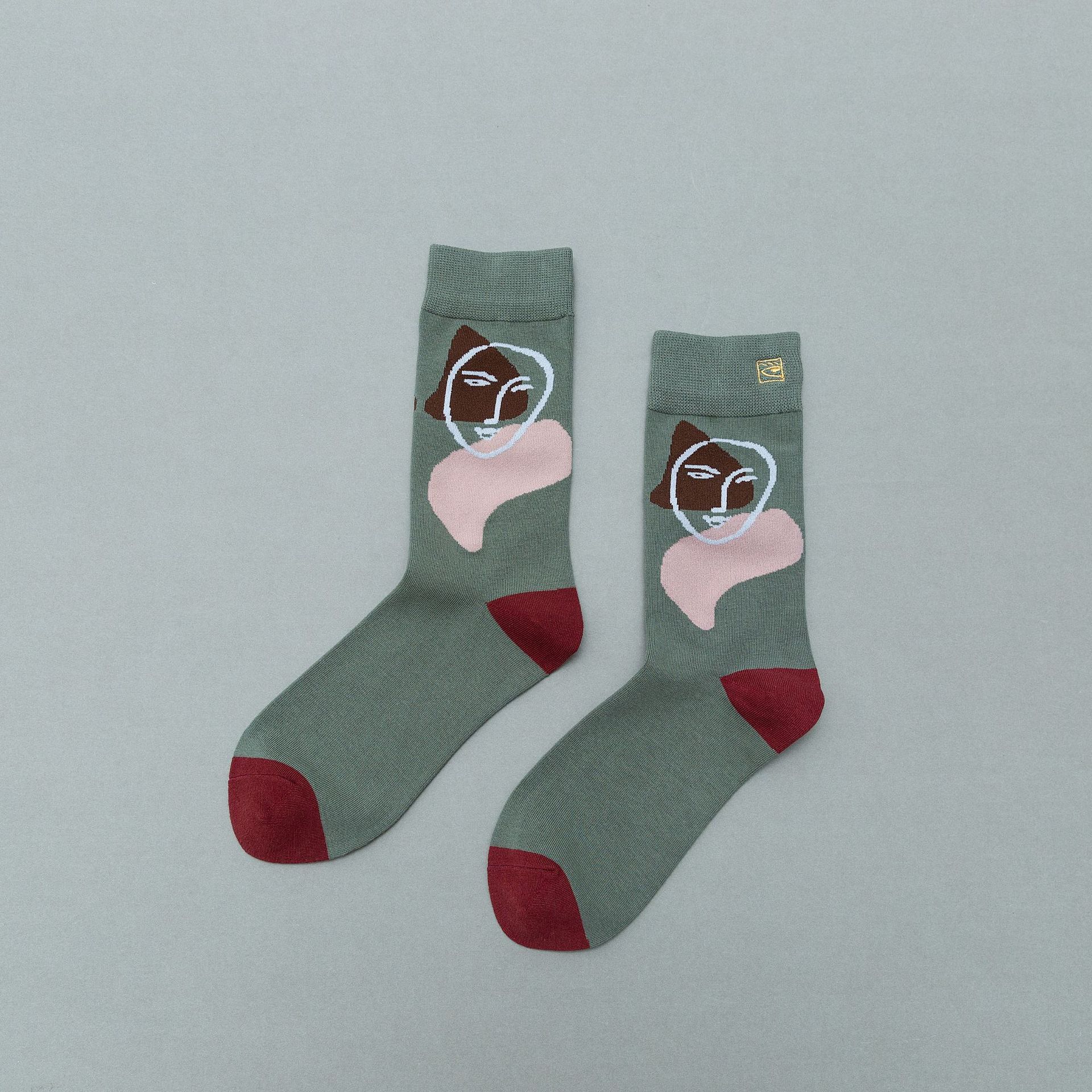 Autumn Socks Female European And American Cartoon Anime Stockings