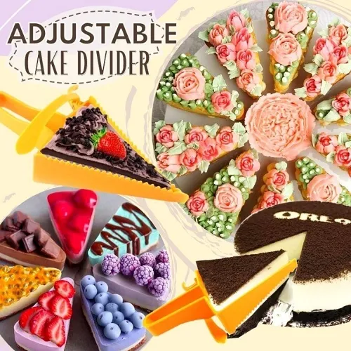 Adjustable Cake Divider Slicer Triangle Baking Pastry