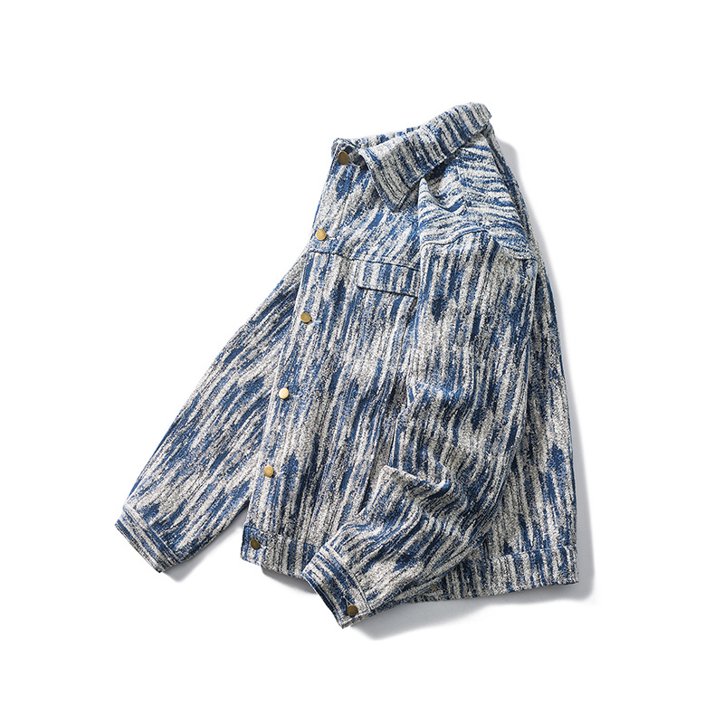 Washed Denim Jacket Lapel CardiganJacket