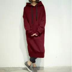 Plus Size One-piece Women's Sweater - Red - View 1