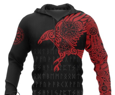 Title 4, Viking Myth Digitaldruck Paare Kapuzenpullover ...