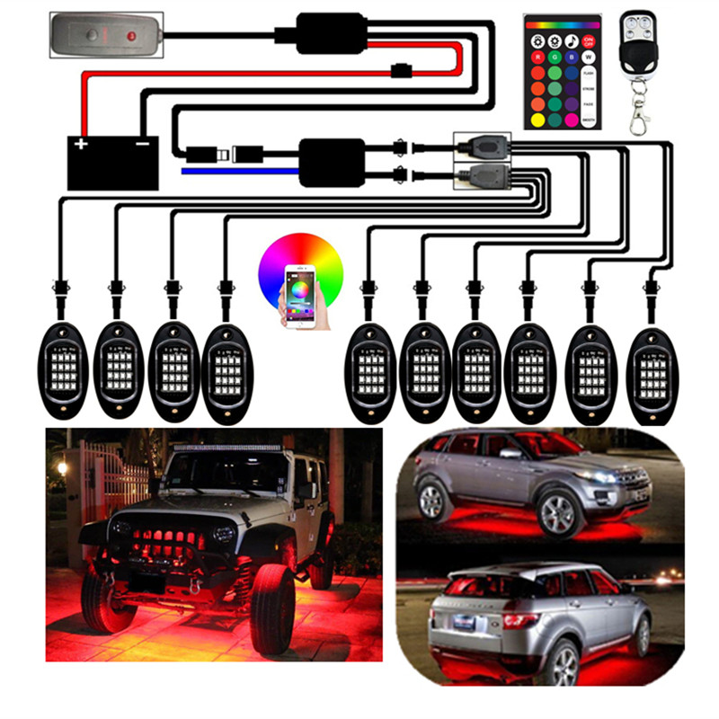 Automobile and Motorcycle APP Control Decorative Lights — foto 6