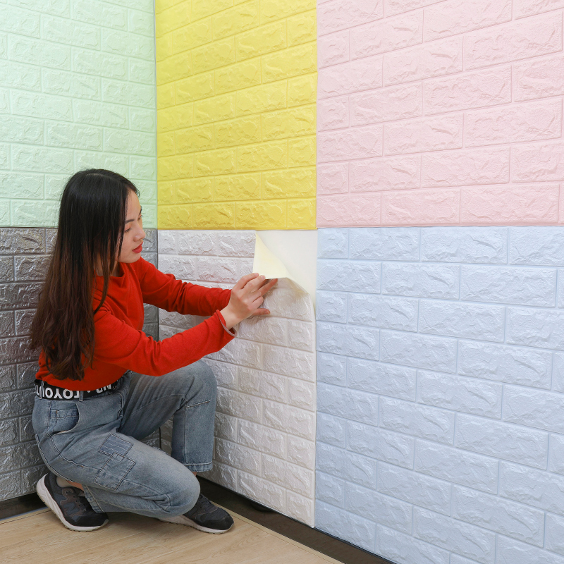 Baby Anti-Collision Wall Paste Self-Adhesive Formaldehyde Free Kindergarten Children'S Room Tatami Bed Head Anti-Collision Thickened Anti-Collision Strip