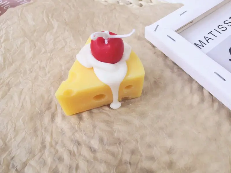 Cheese Scented Candle Sweet Bedroom Decoration Shooting