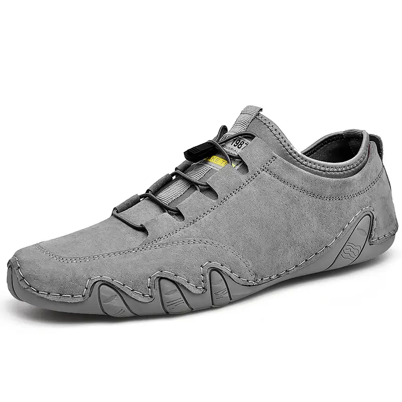 Leather spring men's Short Boots Work Boots