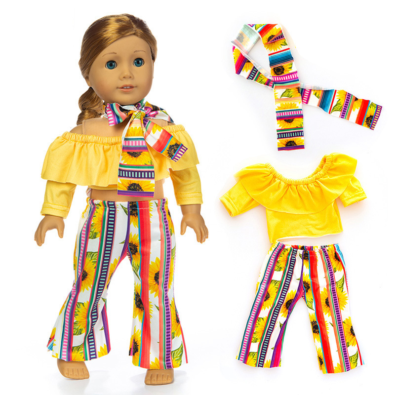 Title 3, 18 inch Poppenkleding gestreept pak. Kleed je p...