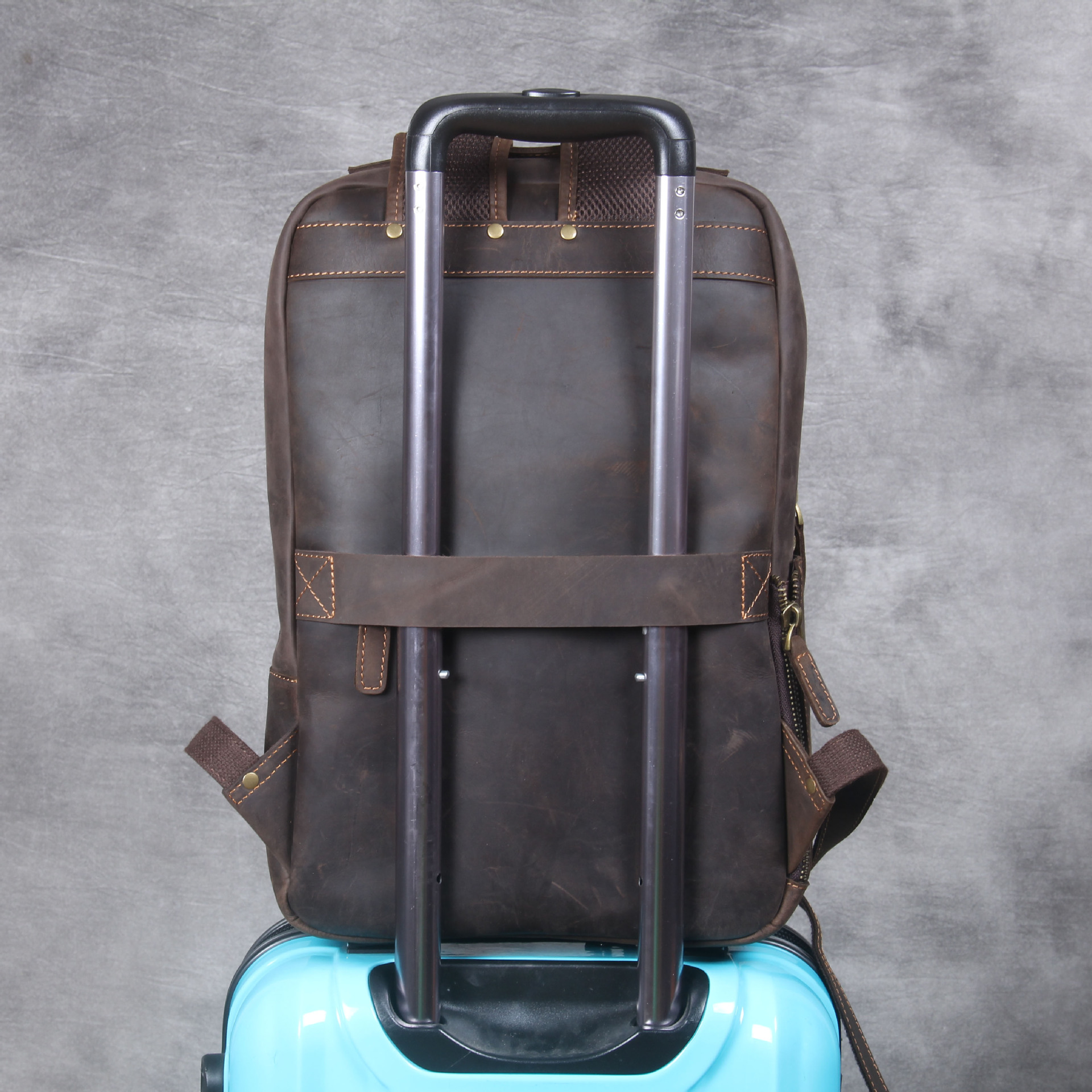 First Layer Leather Men's Computer Bag