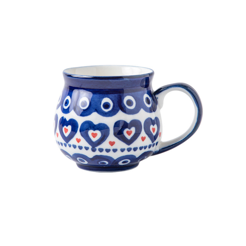 Red and blue mug