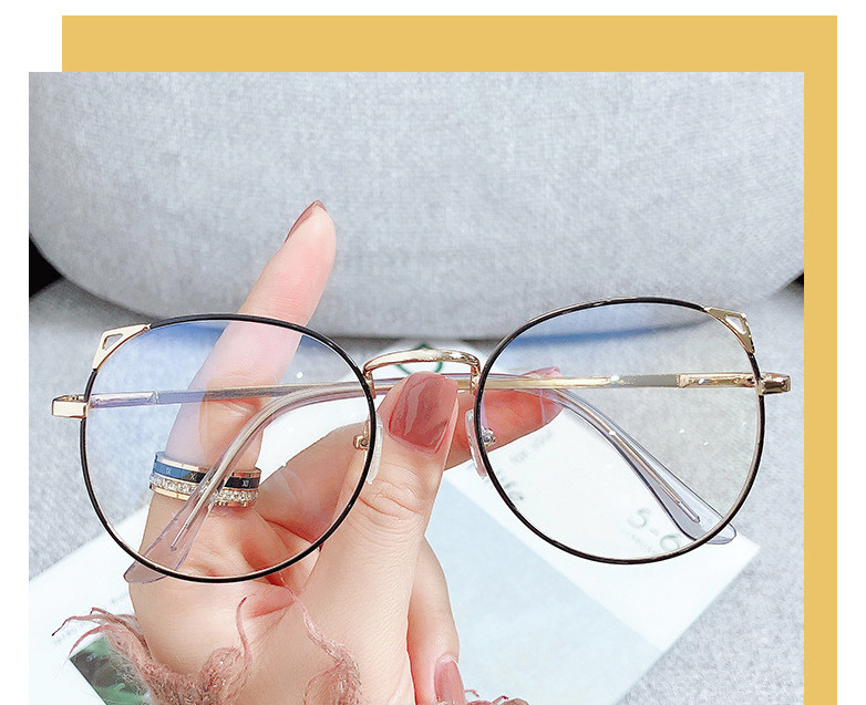 Title 1, Cat Ear Frame Anti-Blue Light Myopia Glasses Fi...