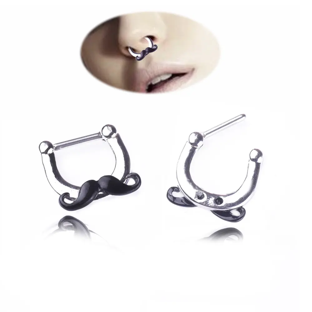Body Piercing New Beard and Nose Ring