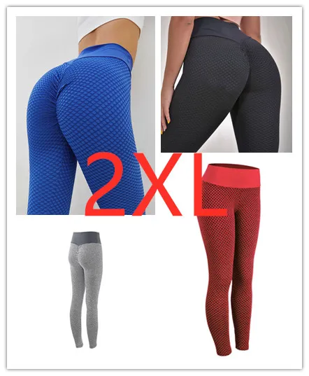 Plaid Leggings Fitness Yoga Pants Women's Seamless High Waist Breathable Gym Leggings 4Colors Set 2Xl - Shop at LoveMi