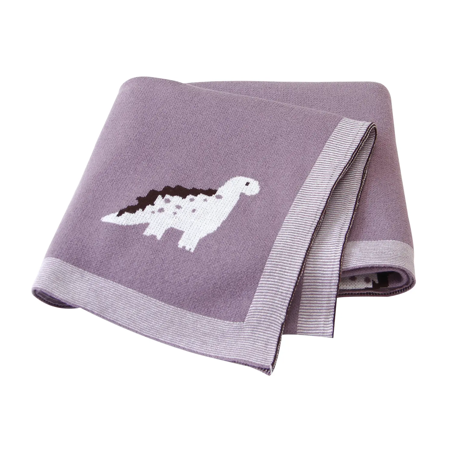 Baby Blanket Cartoon Little Dinosaur Knitted Quilt