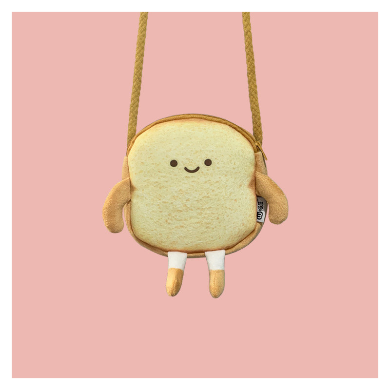 Cute Toast Bread Pillow Girls Cushion Cushion Cushion F - Shop at LoveMi