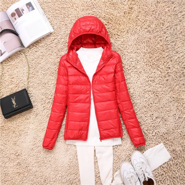 Loose Jacket Plus Fat Plus Size Light And Thin Down Jacket Women Short Short Fat Sister Catty Fat Mm Special Mother Thin N 4Xl - Shop at LoveMi