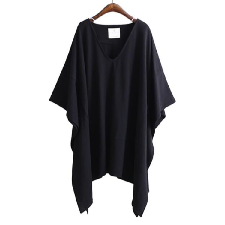 Title 2, Loose Plus Size Womens Bat Sleeve Top