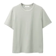 Pure Cotton Bottoming Men's And Women's Couple Tops - Grey - View 1