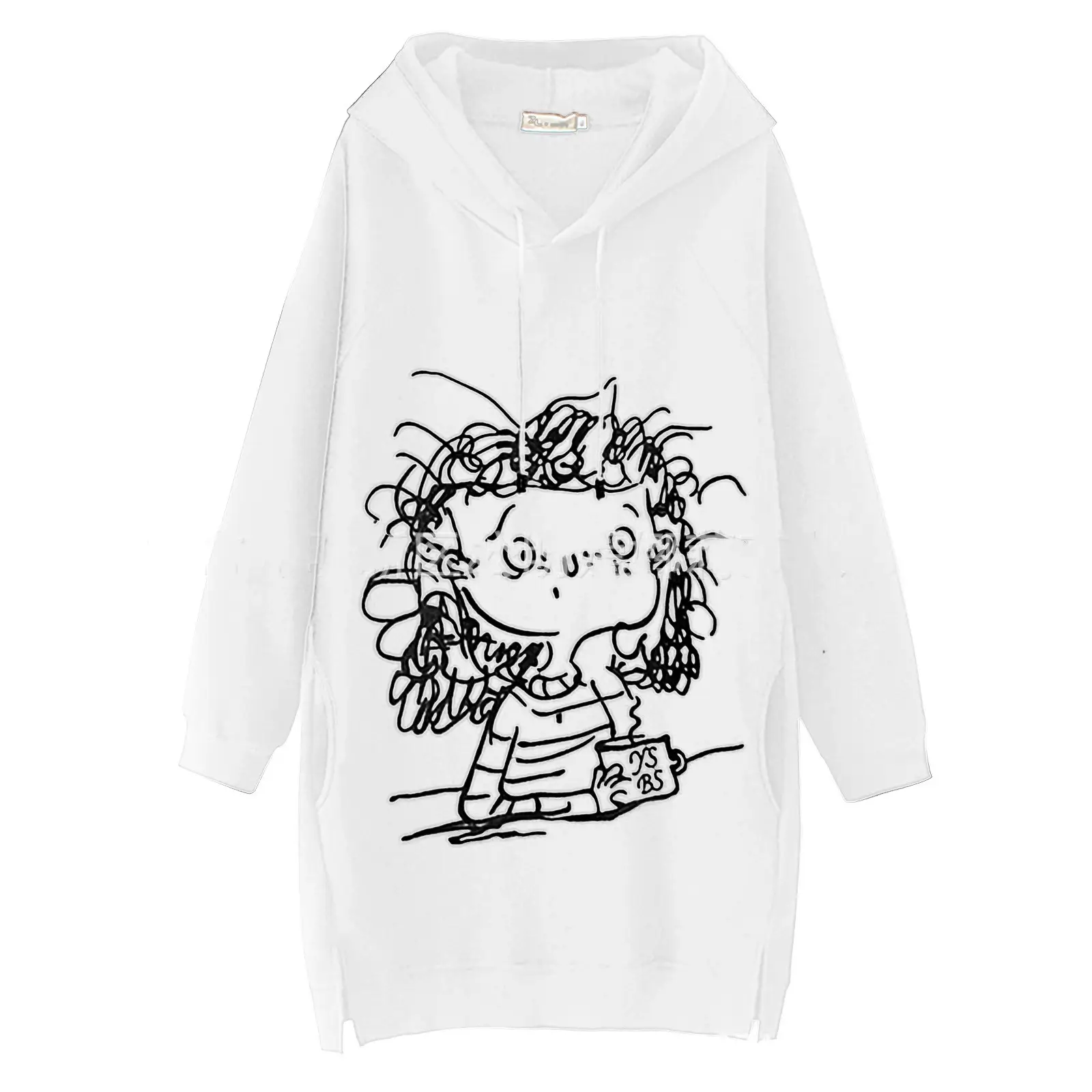 Ladies' Cartoon Girls' Print Hoodie 6 Colors 7 Sizes