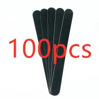 Black Veneer Nail file Strips Manicure Rubbing Strips Manicure Tool 17.8X2Cm100Pcs - Shop at LoveMi