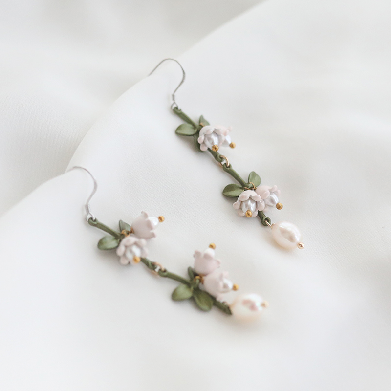 Lotus Flower Amp Orchid Earrings