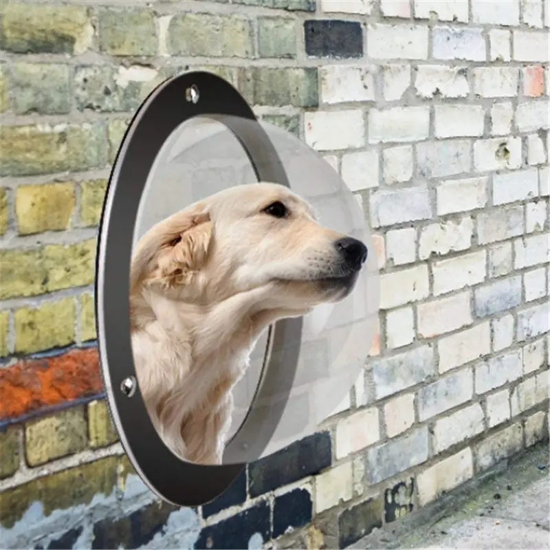 Acrylic Window Transparent Semi-circular Cover Pet Fence