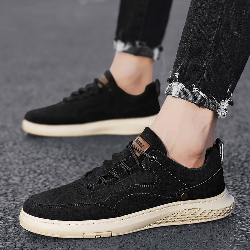 Title 2, Breathable Casual Leather Shoes All-match Tooli...