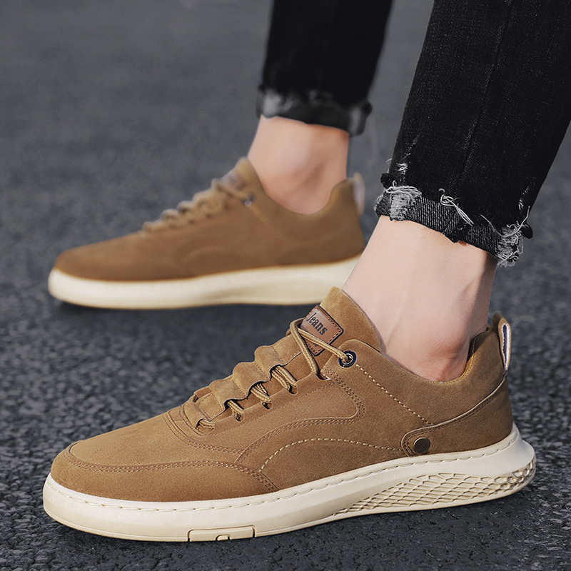 Title 4, Breathable Casual Leather Shoes All-match Tooli...