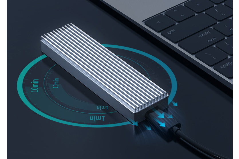 M. 2 Hard Disk Case Nvme External Hard Disk Reader Usb3.1 Solid State Mobile Hard Disk Case Hard Disk Case 3