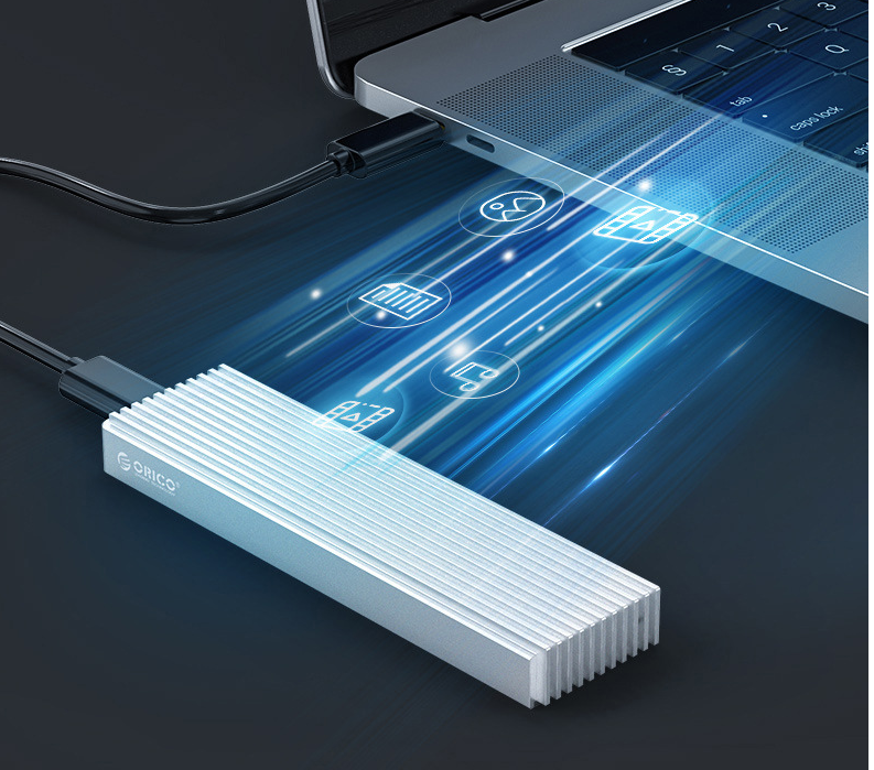 M. 2 Hard Disk Case Nvme External Hard Disk Reader Usb3.1 Solid State Mobile Hard Disk Case Hard Disk Case 5