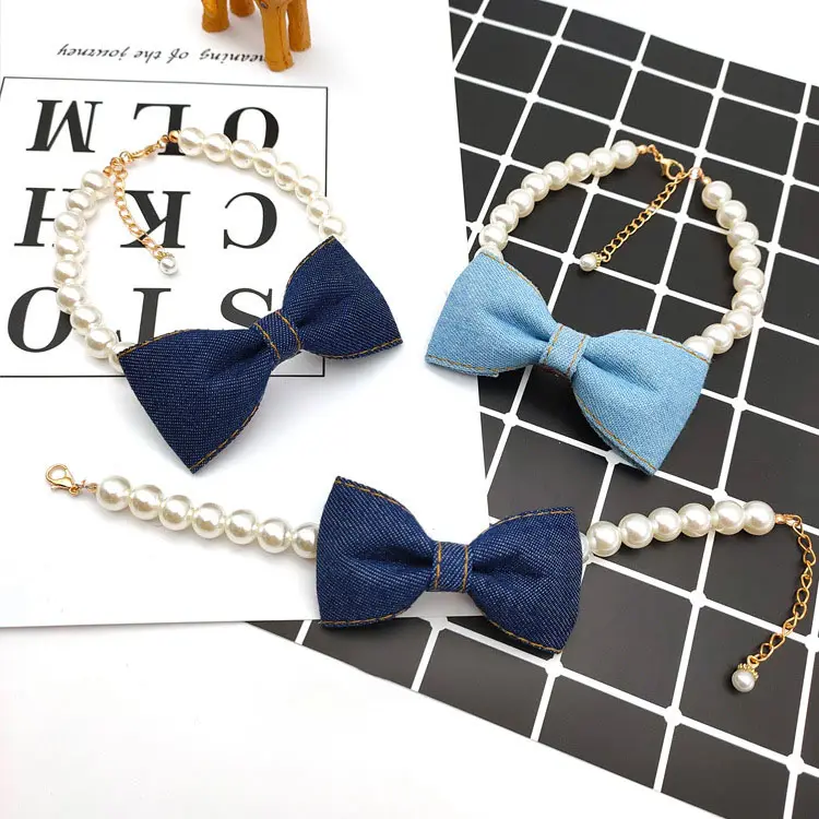 Pet Neck Chain Cat Dog Accessories Pearl