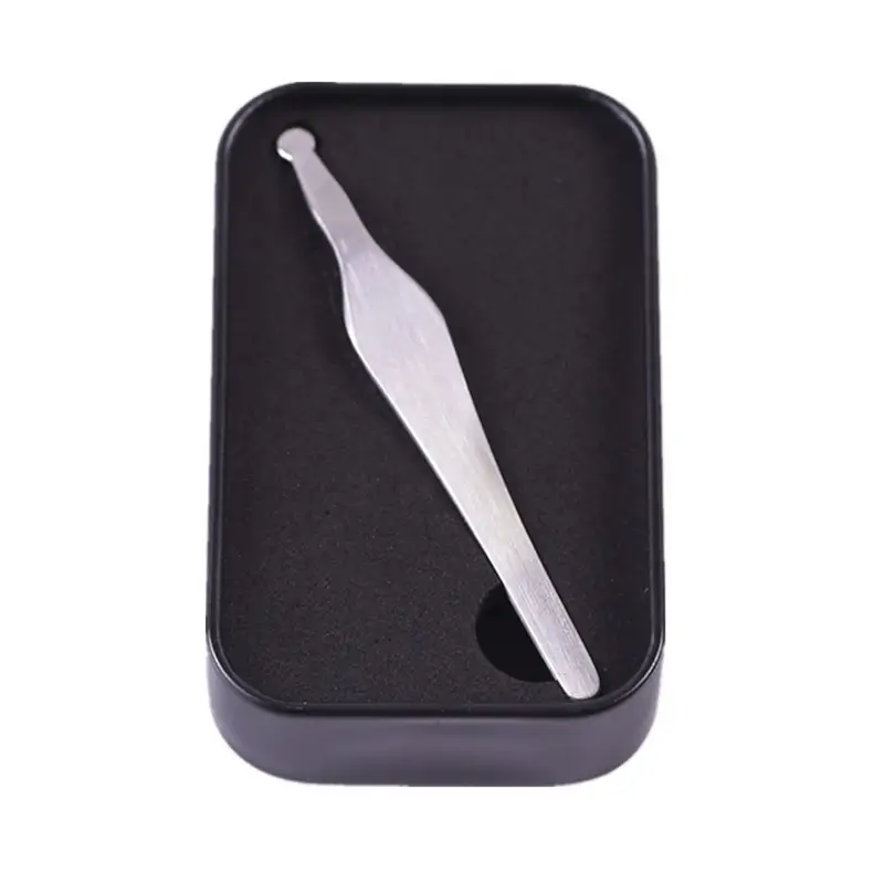 Spot New Eyebrow Trimming Nose Hair Scissors Stainless Steel Nose HairJacket Decoration Hair Beauty Tool One Drop