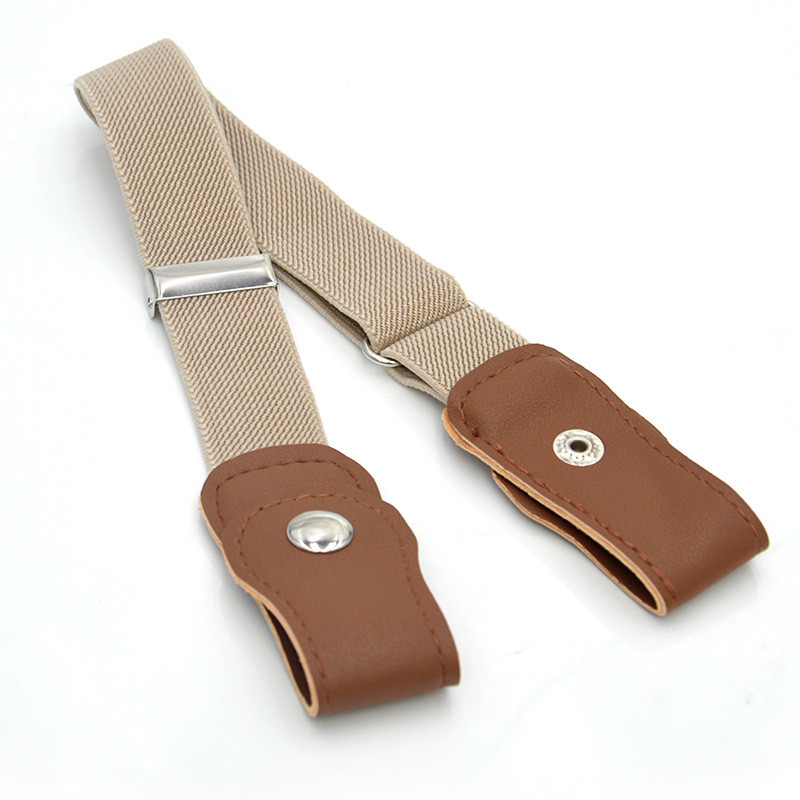 Monochrome Trouser Belt With Elastic Band For Boys And Girls