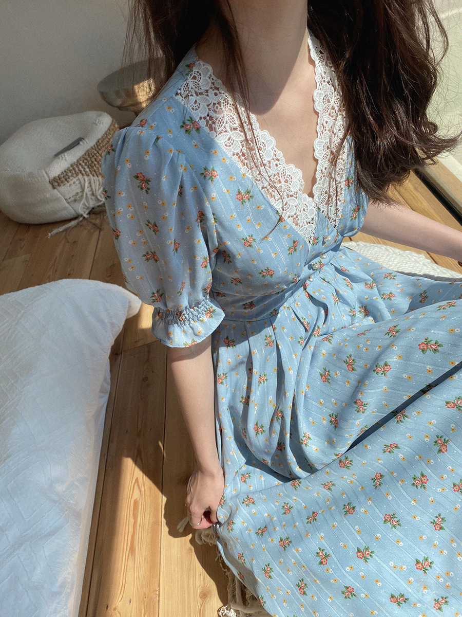 V-Neck Floral Maxi Dress, picture 6 of 6