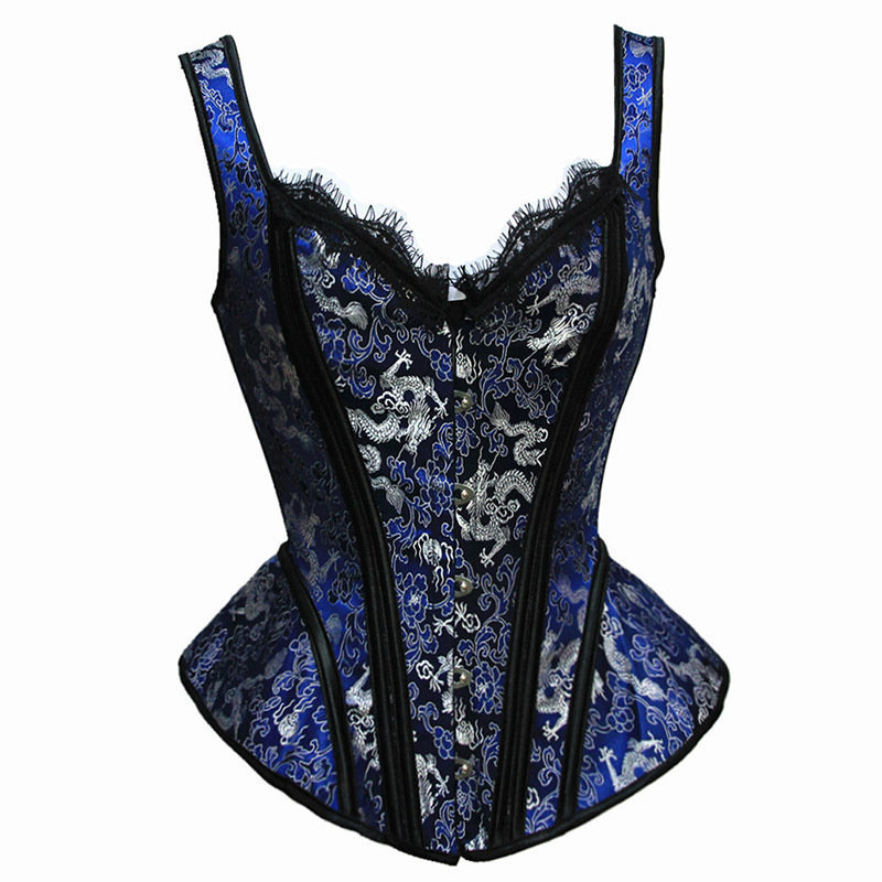 Title 5, Corset Feminino Steampunk Sexy Top Modelador Ro...