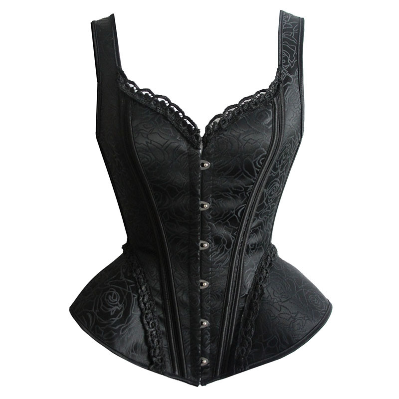 Title 3, Corset Feminino Steampunk Sexy Top Modelador Ro...