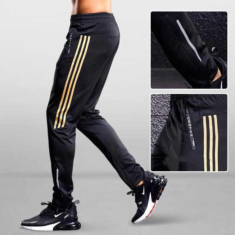 Ice Silk Loose Thin Waistband Casual Pants