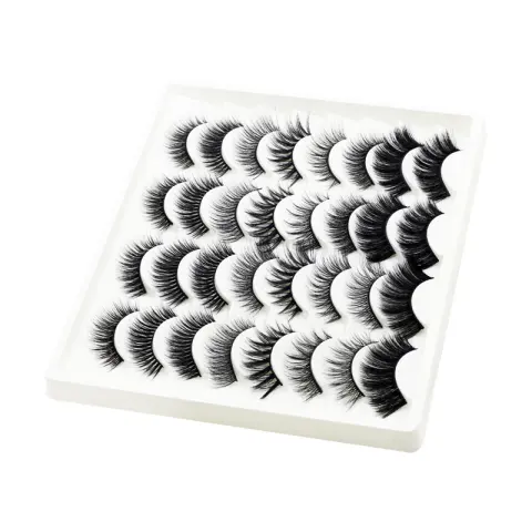 16 Pairs of Mixed False Eyelashes 3D Chemical Fiber