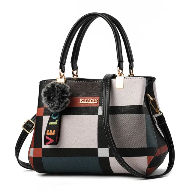 Fashion Big Bag Korean Style Shoulder Bag All Match Black - Shop at LoveMi