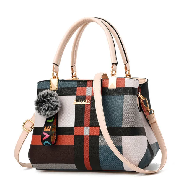 Fashion Big Bag Korean Style Shoulder Bag All Match Beige - Shop at LoveMi