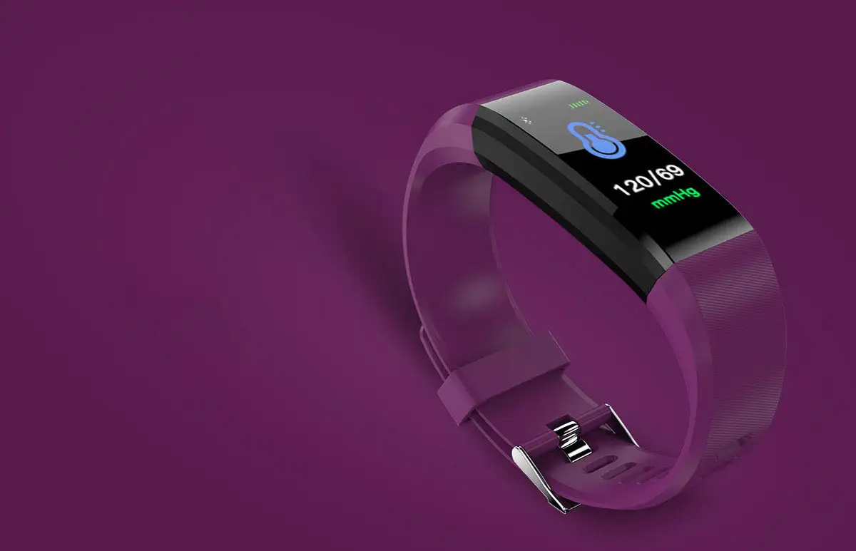 115Plus Smart Bracelet Color Screen Sports Pedometer Heart Rate Source Factory Cross-Border Explosion Gift Foreign Trade