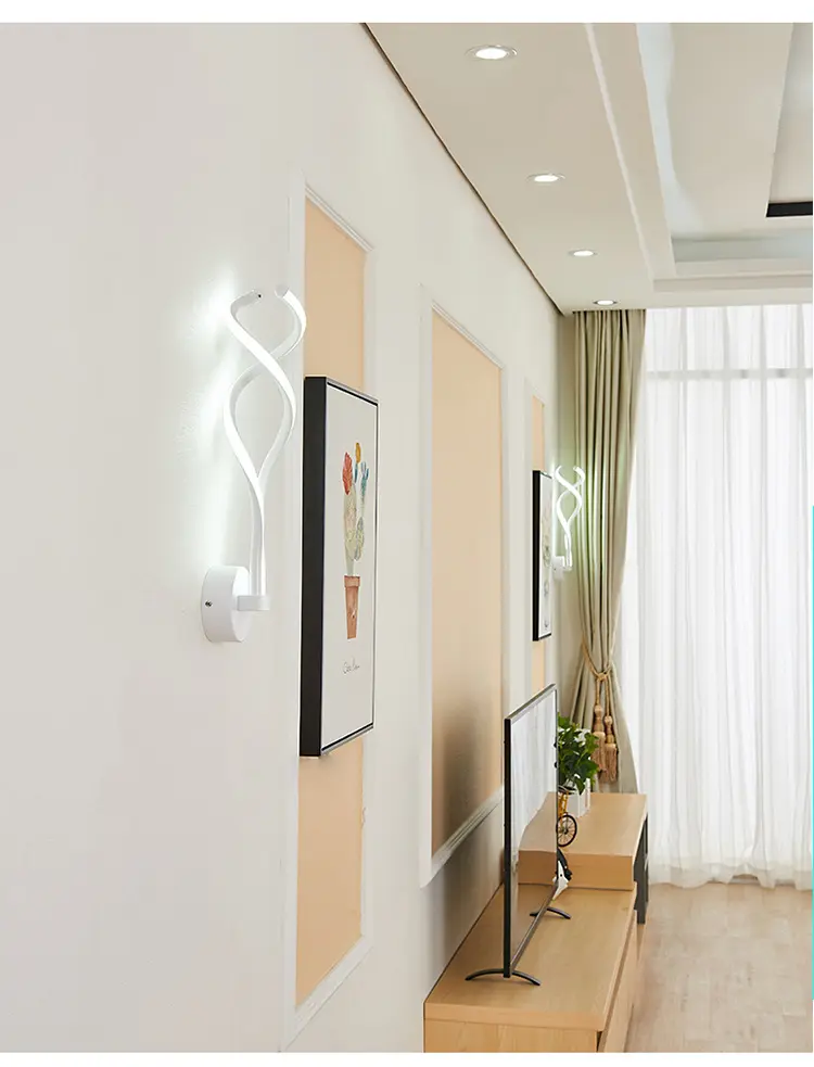 Simple And Creative Led Wall Lamp Musical