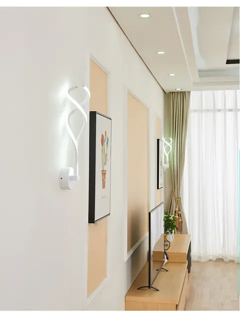Simple and Creative Led Wall Lamp Musical Note Led