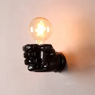 Creative Fist Wall Lamp Bar Table Restaurant Corridor Aisle Background Decoration