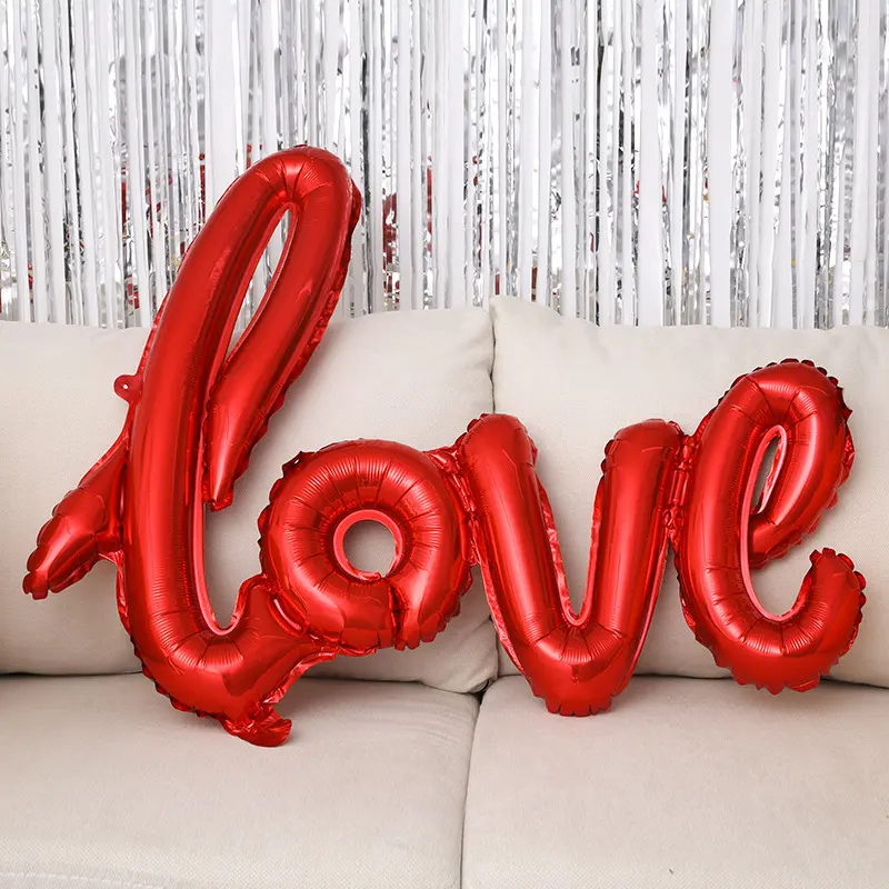 43-inch One-piece Love Balloon Aluminum Film Letter