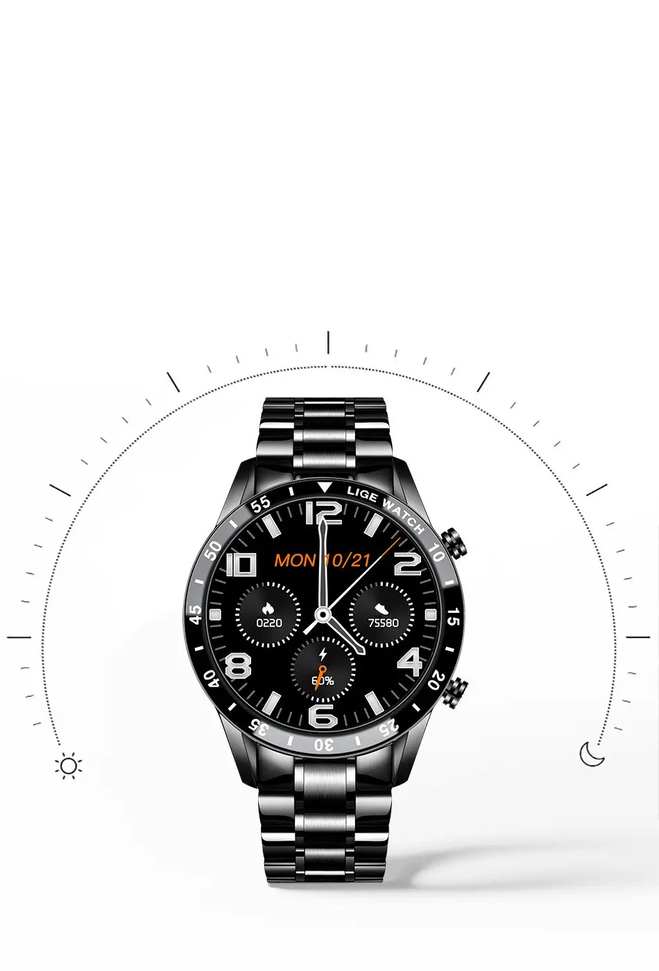 Multifunctional Smart Watch Bluetooth Call Pedometer Blood