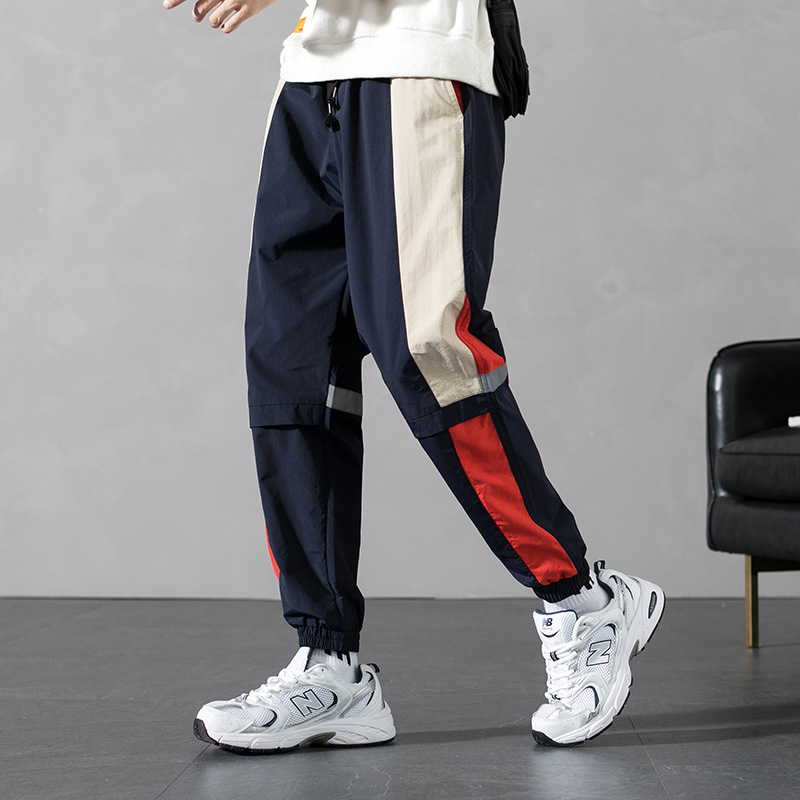 Colorblock Sports Plus Size Sports Pants