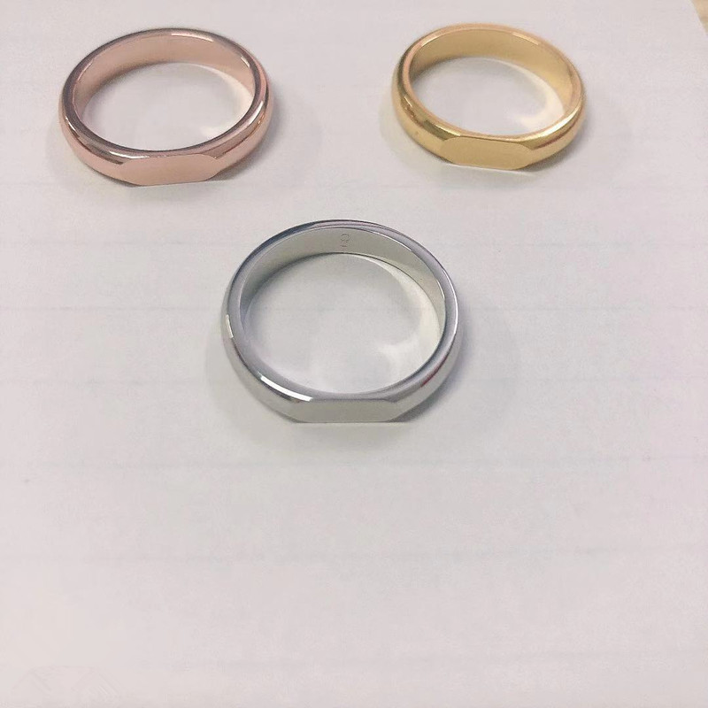 Yanguang Projection Black Technology Couple Ring