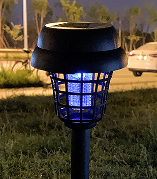 Cross-Border Solar Mosquito Killing Lamp Insecticidal WhiteLight Purple Outdoor Lawn Lamp LED Electronic Mosquito Repellent Lamp - Image 8