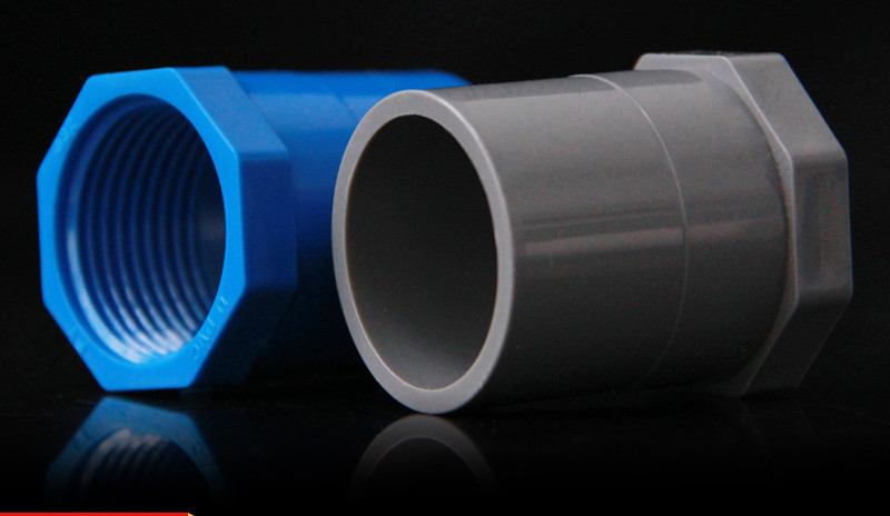 Inner Screw Straight Through Threaded Female Connector PVC Inner Wire